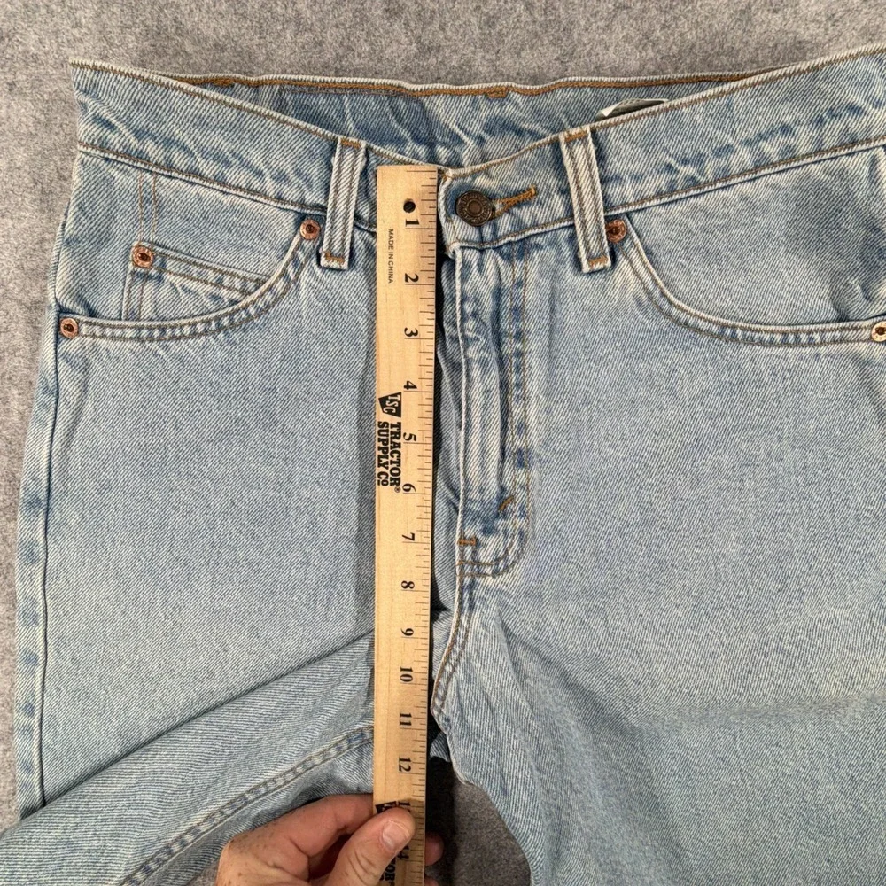VINTAGE Levi's 550 Orange Tab Denim Jean Shorts Men's Size 30 90s